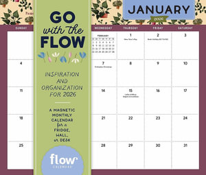 Go with the Flow : Inspiration and Organization for 2026 - Workman Calendars