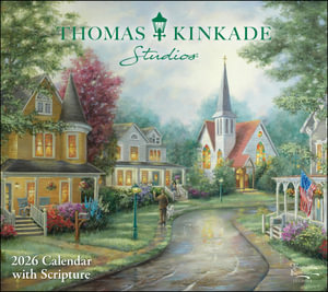 Thomas Kinkade Studios 2026 Deluxe Wall Calendar with Scripture - Thomas Kinkade