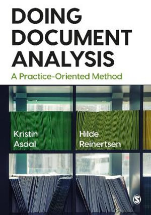 Doing Document Analysis : A Practice-Oriented Method - Kristin Asdal