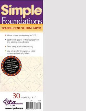 Simple Foundations Translucent Vellum Paper - C&T Publishing