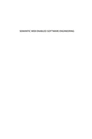 Semantic Web Enabled Software Engineering