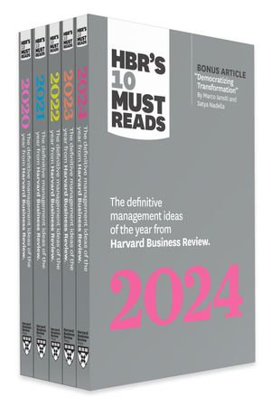 5 Years of Must Reads from HBR : 2024 Edition (5 Books) - Harvard Business Review