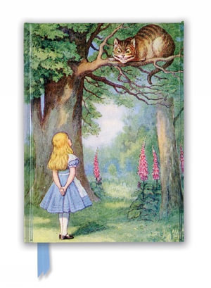 Alice and the Cheshire Cat - Foiled Journal : Hardcover - John Tenniel