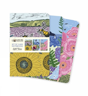 Mini Notebook Collection #33 : Kate Heiss (Set of 3) - FLAME TREE STUDIO