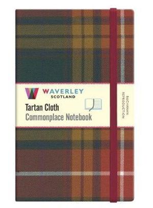 Buchanan Reproduction Tartan Cloth Large Hardcover Waverley Notebook : Waverley Scotland Tartan Cloth Large Notebook - Waverley