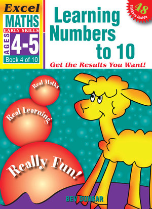 Excel Early Skills: Learning Numbers 1 to 10 : Ages 4-5 - Excel