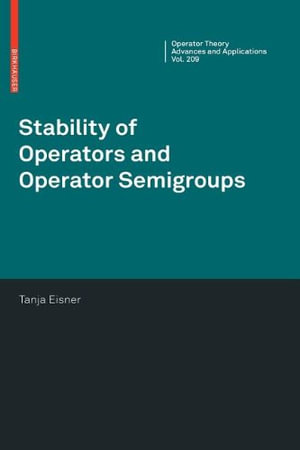 Operator Theory : Advances and Applications - Tanja Eisner