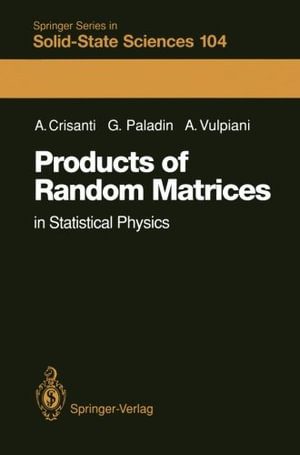 Springer Solid-State Sciences : in Statistical Physics - Andrea Crisanti