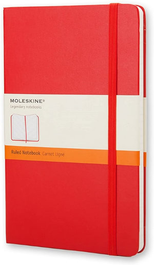 Moleskine Classic : Pocket Notebook, Ruled, Scarlet Red : Hardcover - Moleskine