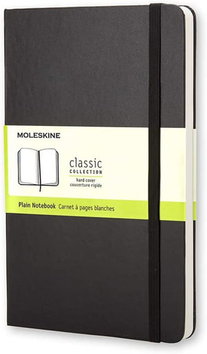 Moleskine Classic : Pocket Notebook, Plain, Black : Hardcover - Moleskine