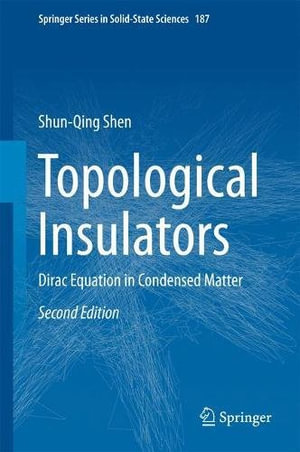 Springer Solid-State Sciences : Dirac Equation in Condensed Matter - Shun-Qing Shen