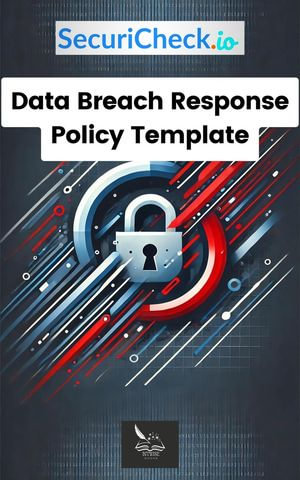 Data Breach Response Policy Template : Cybersecurity Policy Templates, Guidelines and Checklists - Bitwise Books