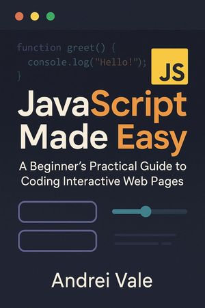 JavaScript Made Easy : A Beginner's Practical Guide to Coding Interactive Web Pages - Andrei Vale